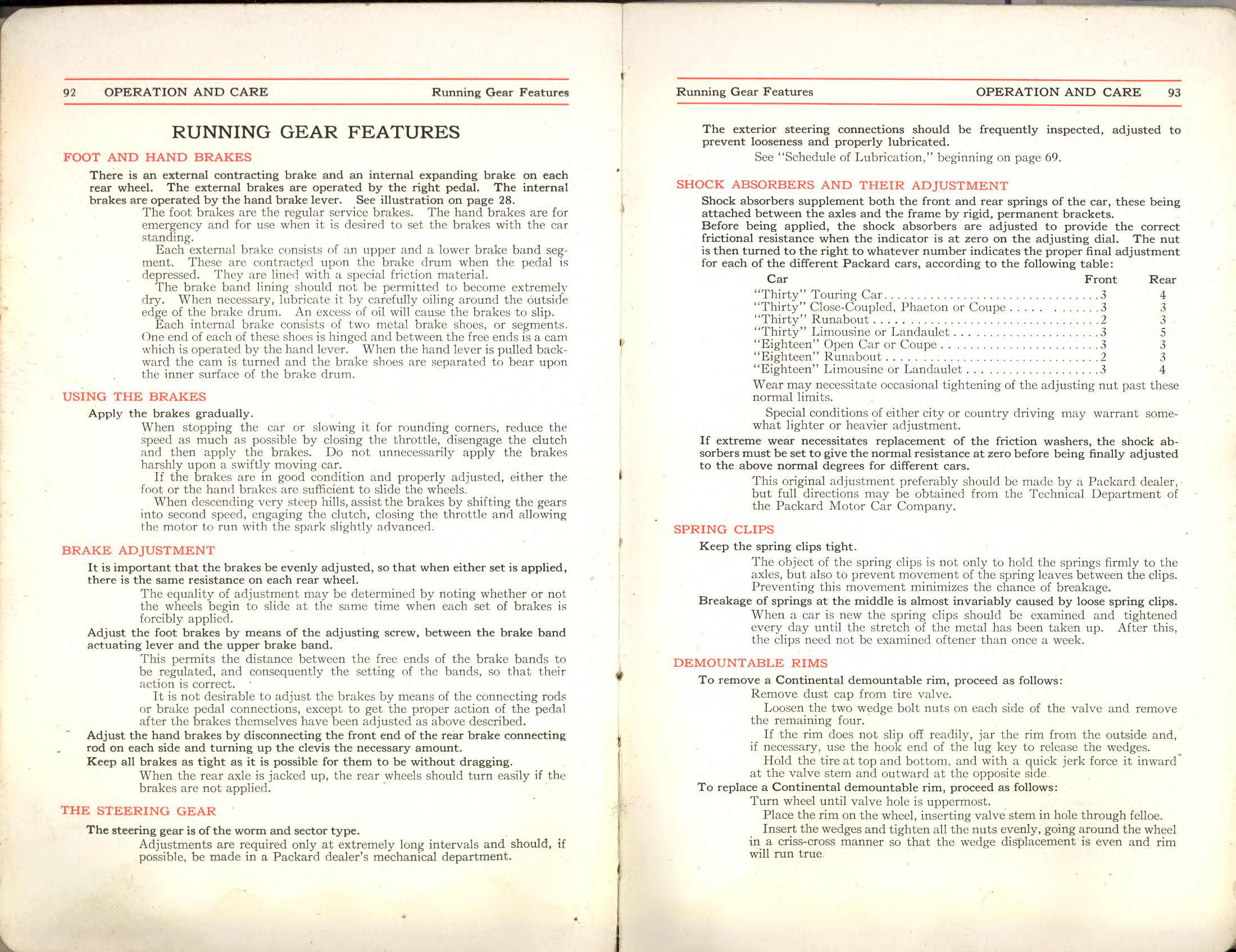 1911 Packard Owners Manual Page 7